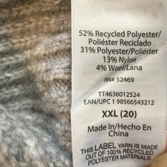 Womens XXL 20 Basic Gray Crewneck Sweater Lightweight Versatile Layer Classic - Picture 7 of 7